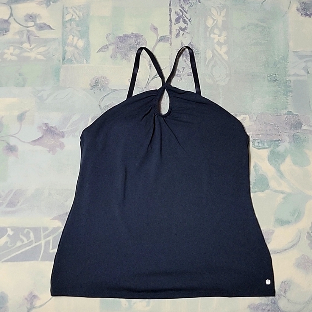 Black Fablietics Gail keyhole tank